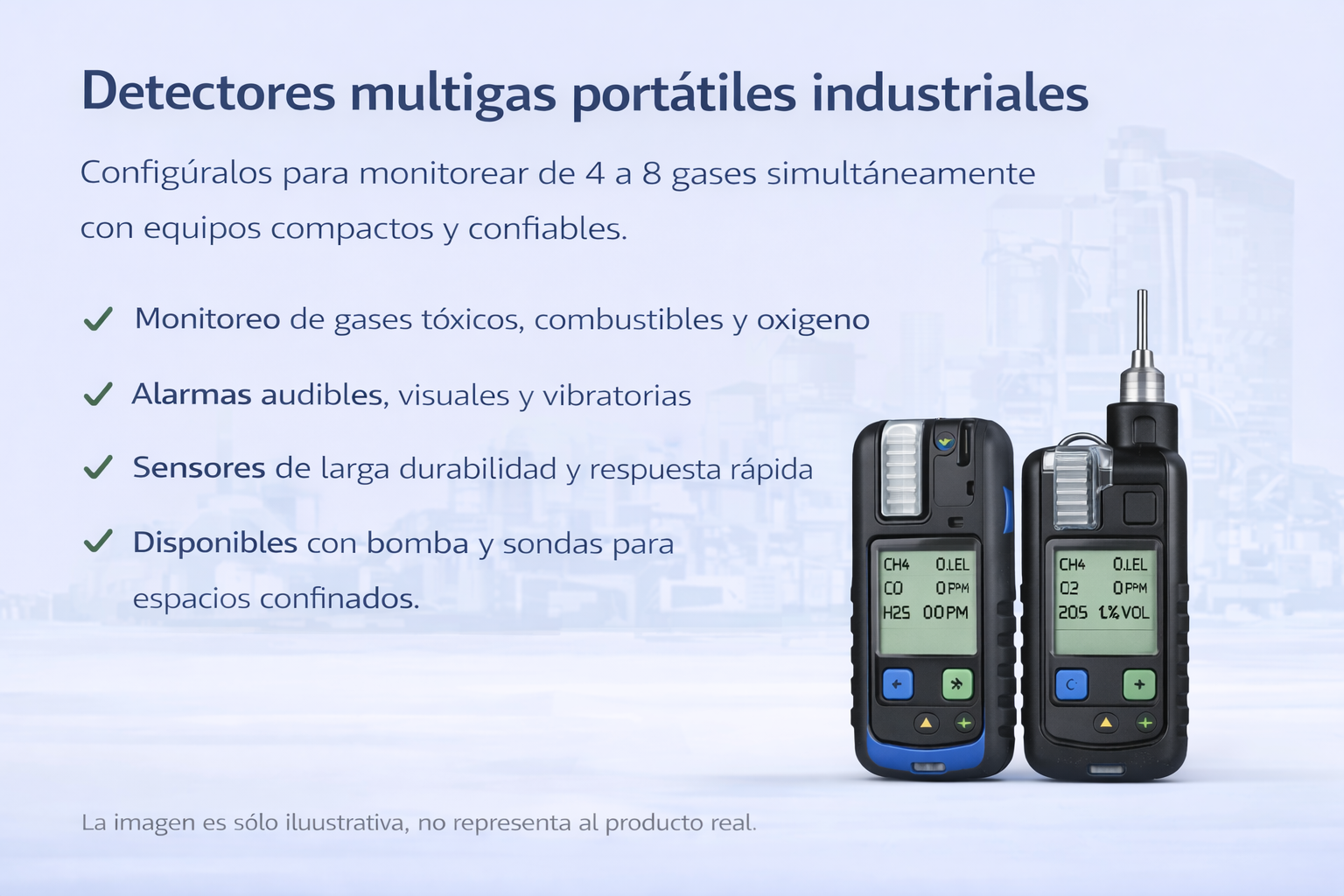 Detector multigases